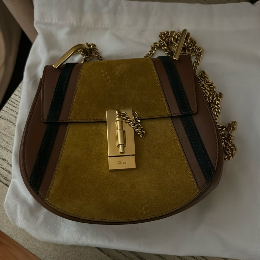 Chloe Drew Patchwork handbag crossbody